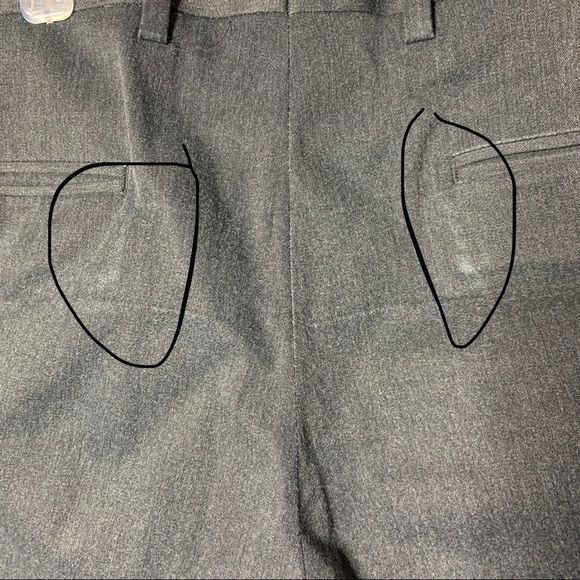 Express-Photographer Dark Gray Trousers size 34/30 - Picture 10 of 13